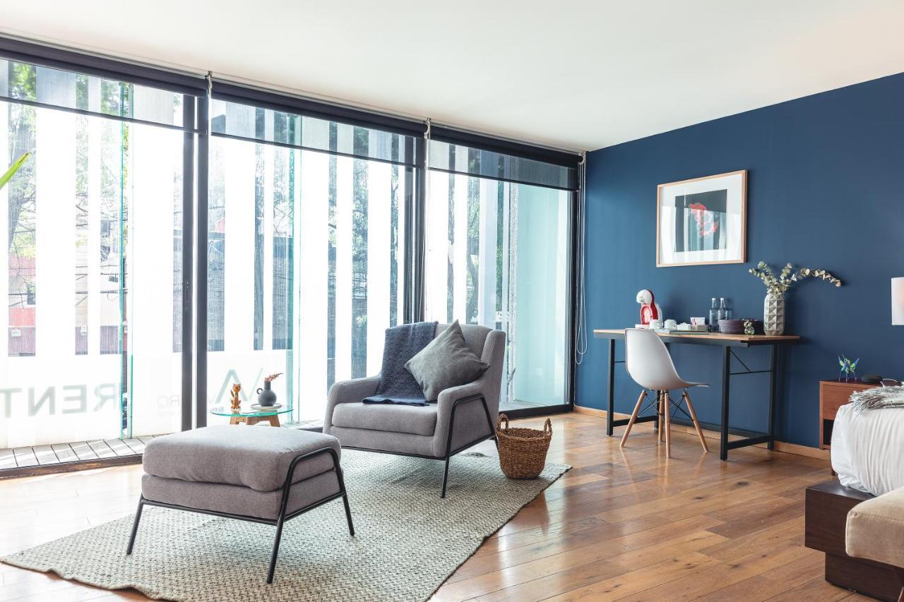 Casai Bright Designer Studio With Balcony In Polanco Мехико Экстерьер фото